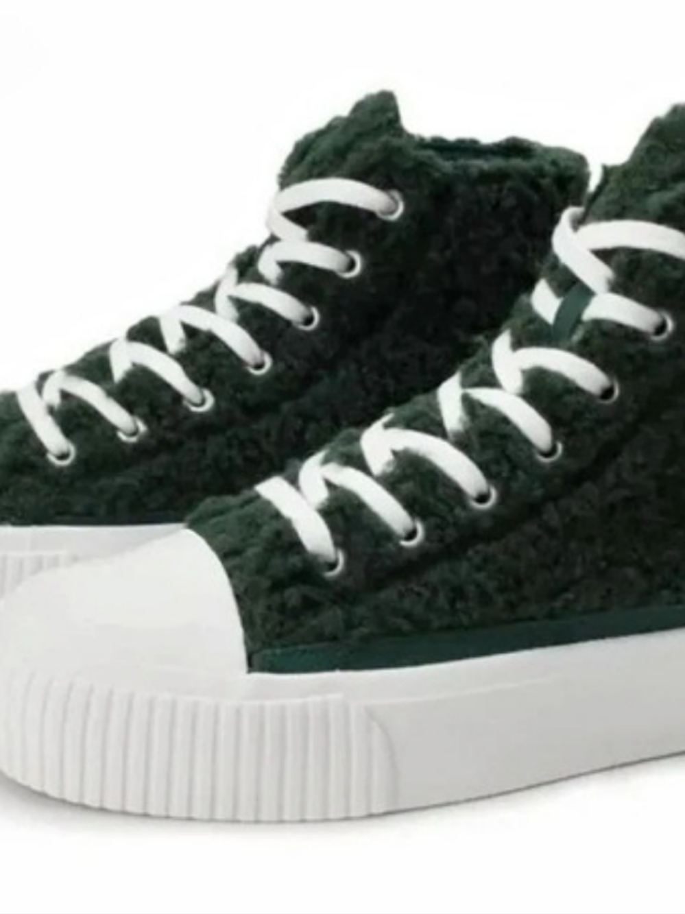 PepStep High Top Sneakers in Green Size 8 New